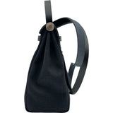 エルメス HERMES エールバッグジップPM B刻印 ブラック シルバー金具 トワル/ハンター レディース ショルダーバッグ