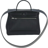 エルメス HERMES エールバッグジップPM B刻印 ブラック シルバー金具 トワル/ハンター レディース ショルダーバッグ