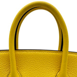 エルメス HERMES バーキン25 D刻印 ジョーヌナプル ゴールド金具 トリヨンノビーヨ レディース ハンドバッグ