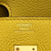 エルメス HERMES バーキン25 D刻印 ジョーヌナプル ゴールド金具 トリヨンノビーヨ レディース ハンドバッグ