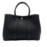 エルメス HERMES ガーデンパーティTPM C刻 ブラック シルバー金具 ネゴンダ レディース トートバッグ