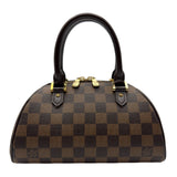 ルイ・ヴィトン LOUIS VUITTON リベラミニ N41436 ブラウン ダミエ/レザー レディース ハンドバッグ