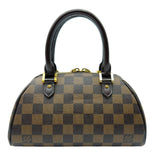 ルイ・ヴィトン LOUIS VUITTON リベラミニ N41436 ブラウン ダミエ/レザー レディース ハンドバッグ