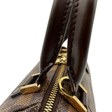 ルイ・ヴィトン LOUIS VUITTON リベラミニ N41436 ブラウン ダミエ/レザー レディース ハンドバッグ