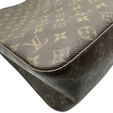 ルイ・ヴィトン LOUIS VUITTON ルーピングGM M51145 ブラウン モノグラム/レザー レディース ショルダーバッグ