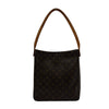 ルイ・ヴィトン LOUIS VUITTON ルーピングGM M51145 ブラウン モノグラム/レザー レディース ショルダーバッグ