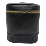 シャネル CHANEL ピコローレ バニティバッグ A01619 4番台 ブラック ゴールド金具 ラムスキン レディース その他バッグ