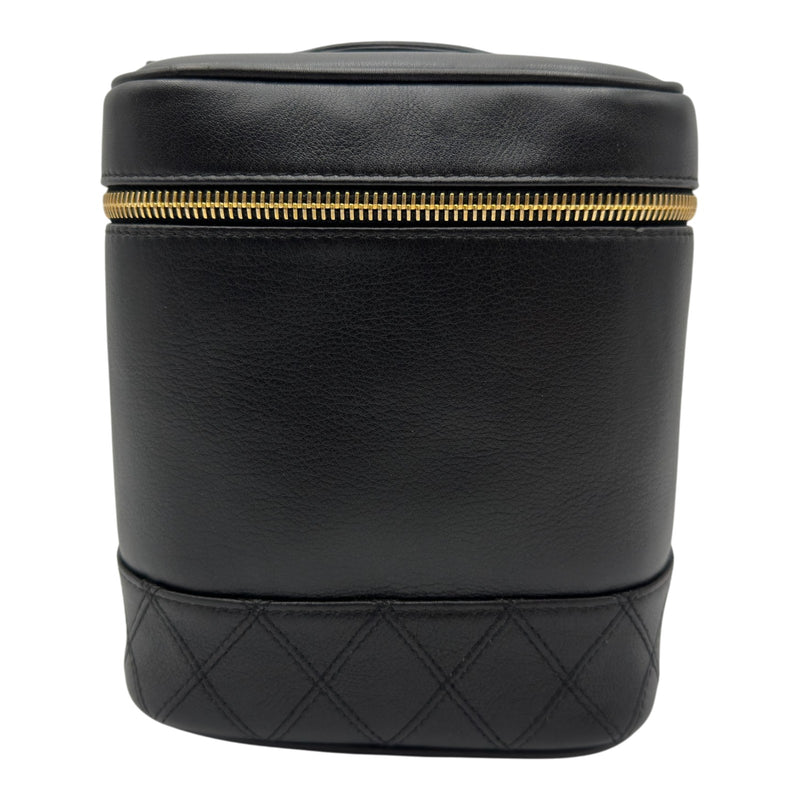 シャネル CHANEL ピコローレ バニティバッグ A01619 4番台 ブラック