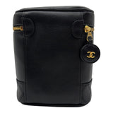 シャネル CHANEL ピコローレ バニティバッグ A01619 4番台 ブラック ゴールド金具 ラムスキン レディース その他バッグ
