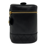 シャネル CHANEL ピコローレ バニティバッグ A01619 4番台 ブラック ゴールド金具 ラムスキン レディース その他バッグ