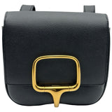 エルメス HERMES デッラカヴァッレリア ミニ W刻印 ブラック ゴールド金具 エプソン レディース ショルダーバッグ