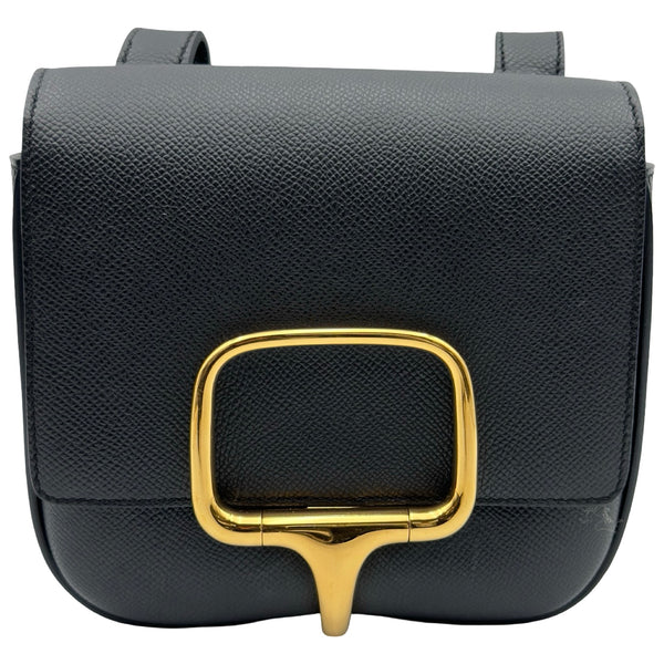 エルメス HERMES デッラカヴァッレリア ミニ W刻印 ブラック ゴールド