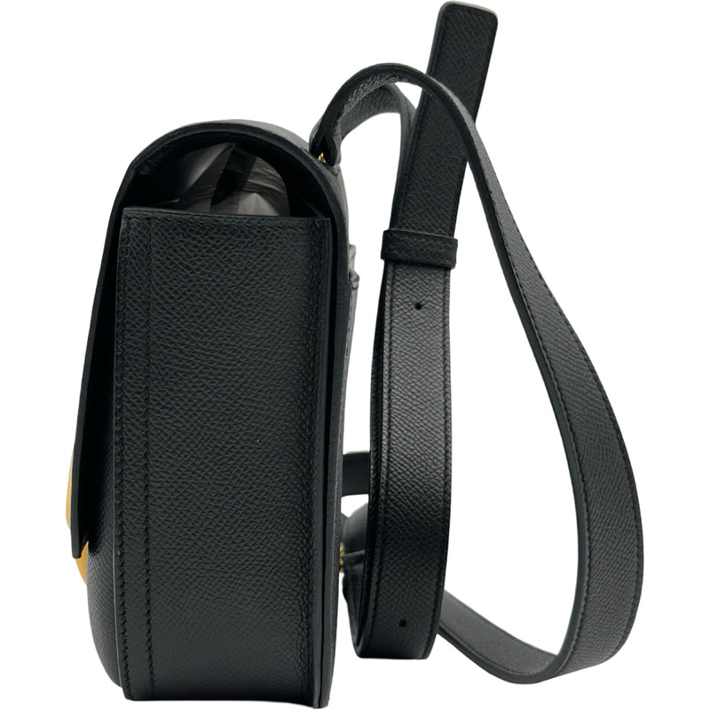 エルメス HERMES デッラカヴァッレリア ミニ W刻印 ブラック ゴールド
