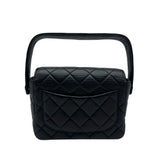 シャネル CHANEL ミニマトラッセ ハンドバッグ 3番台 ネイビー ゴールド金具 ラムスキン レディース ハンドバッグ