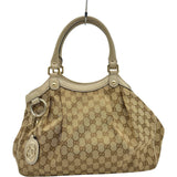 グッチ GUCCI GGキャンバス スーキートートバッグ 211944 アイボリー レディース