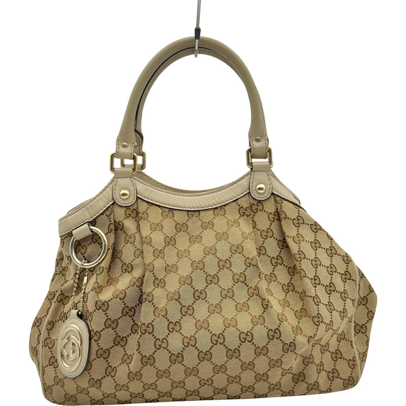 グッチ GUCCI GGキャンバス スーキートートバッグ 211944 アイボリー
