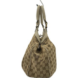 グッチ GUCCI GGキャンバス スーキートートバッグ 211944 アイボリー レディース