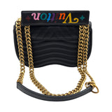 ルイ・ヴィトン LOUIS VUITTON ニューウェーブ・チェーンバッグ PM M51683 ブラック ゴールド金具 レザー レディース ショルダーバッグ