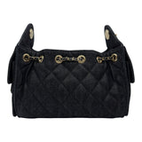 シャネル CHANEL CHANEL25 ミニハンドバッグ AS5631 ブラック ゴールド金具 デニム レディース ハンドバッグ