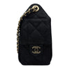 シャネル CHANEL CHANEL25 ミニハンドバッグ AS5631 ブラック ゴールド金具 デニム レディース ハンドバッグ