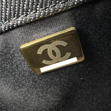 シャネル CHANEL CHANEL25 ミニハンドバッグ AS5631 ブラック ゴールド金具 デニム レディース ハンドバッグ