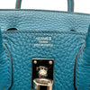 エルメス HERMES バーキン25 R刻 ブルーイズミール シルバー金具 トゴ レディース ハンドバッグ