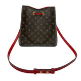 ルイ・ヴィトン LOUIS VUITTON ネオノエ M44021 ブラウン/コクリコ モノグラム・キャンバス レディース ショルダーバッグ