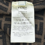 フェンディ FENDI FF総柄ニットトップス JFG069 ブラウン レーヨン レディース ニット