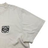 ロエベ LOEWE アナグラムロゴTシャツ H526Y22J26 ホワイト コットン メンズ 半袖Ｔシャツ
