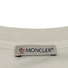 モンクレール MONCLER ビジューロゴTシャツ ホワイト コットン レディース 半袖Ｔシャツ