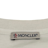 モンクレール MONCLER ビジューロゴTシャツ ホワイト コットン レディース 半袖Ｔシャツ