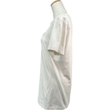 モンクレール MONCLER ビジューロゴTシャツ ホワイト コットン レディース 半袖Ｔシャツ