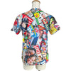 バレンシアガ BALENCIAGA ポスタープリントTシャツ 612964 マルチカラー コットン レディース 半袖Ｔシャツ