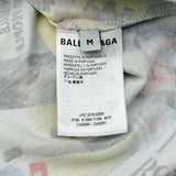 バレンシアガ BALENCIAGA ポスタープリントTシャツ 612964 マルチカラー コットン レディース 半袖Ｔシャツ