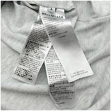 バレンシアガ BALENCIAGA ミラーロゴTシャツ 787358 グレー コットン メンズ 半袖Ｔシャツ
