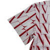 ヴァレンティノ VALENTINO ロゴ総柄プリントTシャツ WV3MG08J6PF レッド コットン メンズ 半袖Ｔシャツ