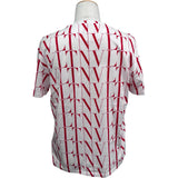 ヴァレンティノ VALENTINO ロゴ総柄プリントTシャツ WV3MG08J6PF レッド コットン メンズ 半袖Ｔシャツ