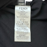 フェンディ FENDI バグズアイTシャツ FY0894 ブラック コットン メンズ 半袖Ｔシャツ