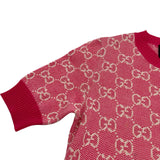 グッチ GUCCI GG総柄ニットワンピース 629464 ピンク ウール レディース ワンピース