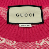 グッチ GUCCI GG総柄ニットワンピース 629464 ピンク ウール レディース ワンピース