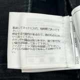 シャネル CHANEL キルティングステッチデニムパンツ P58418 ブラック コットン レディース デニムパンツ