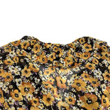 サンローラン SAINT LAURENT フローラル総柄シルクブラウス 649040 イエロー系 シルク レディース ブラウス