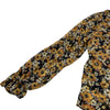 サンローラン SAINT LAURENT フローラル総柄シルクブラウス 649040 イエロー系 シルク レディース ブラウス
