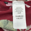 グッチ GUCCI フローラル総柄シルクブラウス 405433 ボルドー シルク レディース ブラウス