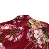 グッチ GUCCI フローラル総柄シルクブラウス 405433 ボルドー シルク レディース ブラウス