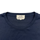 エルメス HERMES ドラゴンデザインTシャツ ネイビー コットン メンズ 半袖Ｔシャツ