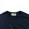 エルメス HERMES エンボスTシャツ ネイビー コットン メンズ 半袖Ｔシャツ