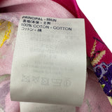 ルイ・ヴィトン LOUIS VUITTON フローラル総柄Tシャツ HIY95W ピンク コットン メンズ 半袖Ｔシャツ