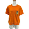 エルメス HERMES カシミヤ半袖ニットトップス 4E2626DB オレンジ カシミヤ レディース ニット