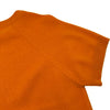 エルメス HERMES カシミヤ半袖ニットトップス 4E2626DB オレンジ カシミヤ レディース ニット
